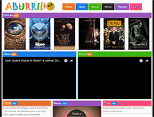 Tablet Screenshot of aburrido.net